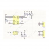 BMI160 Gyro Sensör Modülü 6 Eksen IMU Üç Eksenli Jiroskop İvme Ölçer Hareket Adım Sayar Atalet thumbnail 7