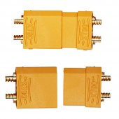 XT90 Konnektör Dişi Erkek Soket Çifti LiPo Pil Batarya Bağlantı Konnektörü 90A Yüksek Akım RC Drone thumbnail 7