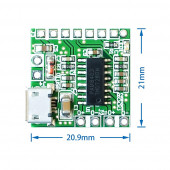 Micro Usb Soketli PAM8403 5V 2x3w Stereo Müzik Ses Amfilikatörü - 5