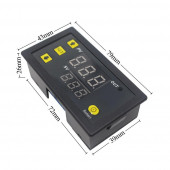 W3230 DC 12V Dijital Termostat Sıcaklık Kontol Kartı Isıtıcı Soğutucu Kuluçka Akvaryum Buzdolabı - 8