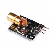 KY-008 Nokta Lazer Diyot Modül 3V 5V 650nm Kırmızı Pointer Lazer - 4