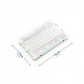 Orta Boy Breadboard 400 Pin Hücre Protoboard Prototip Deney - 8