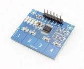 TTP224 4 Kanal Dokunmatik Buton Sensör Modülü Kapasitif Dijital Tuş Algılayıcı Anahtar Keypad - 2