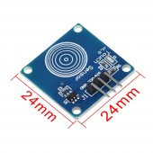 Arduino TTP223B Dokunmatik Sensör Modülü 1 Buton thumbnail 2