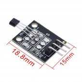 Manyetik Alan Algılayıcı Hall Effect Sensörü KY-003 4.5V to 24V - 8