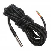 Ds18B20 3 Metre Kablolu Su Geçirmez Dijital Sıcaklık Sensörü thumbnail 2