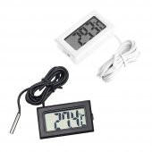 Termometre Mini Dijital Isı Ölçer -50C +110C Buzd. Akv. Oda - 7