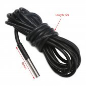 Ds18B20 3 Metre Kablolu Su Geçirmez Dijital Sıcaklık Sensörü thumbnail 5