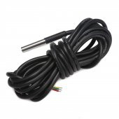 Ds18B20 3 Metre Kablolu Su Geçirmez Dijital Sıcaklık Sensörü thumbnail 6