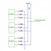 DS18B20 DS1820 Sıcaklık Isı Sensörü Dijital Termometre Ic -55C 125C - 8