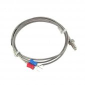 K-Type Thermocouple 1 Metre Sıcaklık Isı Sensörü 0-800C 6mm Dişli - 4