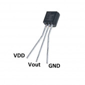 Microchip MCP9700-E/TO Analog Sıcaklık Isı Sensörü LM35 Muadili - 1