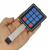 4 x 3 Matrix Membran Keypad 12 Buton Tuş Takımı Keyboard Klavye Alarm Şifre Kilit Röle Kontrol - 2