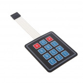 4 x 3 Matrix Membran Keypad 12 Buton Tuş Takımı Keyboard Klavye Alarm Şifre Kilit Röle Kontrol - 4