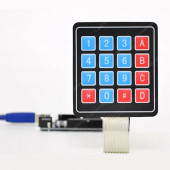 4 x 4 Matrix Membran Keypad 16 Buton Tuş Takımı Keyboard Klavye Alarm Şifre Kilit Röle Kontrol thumbnail 4