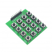 4 x 4 Matrix Keyboard Keypad 16 Buton Tuş Takımı Keyboard Klavye Alarm Şifre Kilit Güvenlik Röle - 3