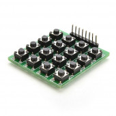 4 x 4 Matrix Keyboard Keypad 16 Buton Tuş Takımı Keyboard Klavye Alarm Şifre Kilit Güvenlik Röle - 6