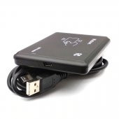EM4100 125Khz Usb Rfid Okuyucu 125 KHz RFID Manyetik Kart Anahtarlık Etiket Okuyucu Personel Takip - 3