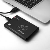 EM4100 125Khz Usb Rfid Okuyucu 125 KHz RFID Manyetik Kart Anahtarlık Etiket Okuyucu Personel Takip - 4