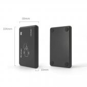 EM4100 125Khz Usb Rfid Okuyucu 125 KHz RFID Manyetik Kart Anahtarlık Etiket Okuyucu Personel Takip - 7