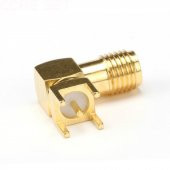 SMA PCB Tip Soket 90 Derece SMA-KWE GSM GPS GPRS RF Anten Soketi - 5