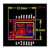 ESP-07 ESP8266 Seri Haberleşme WIFI Modül thumbnail 8
