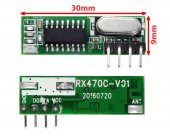 433Mhz RF Alıcı Verici RX470C  WL102  Antenler 20 - 200 Metre - 3