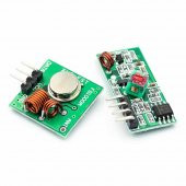 433Mhz RF Alıcı Verici Modülleri Kablosuz Haberleşme Kumanda thumbnail 1