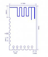 JDY-40 2.4 Ghz Kablosuz Alıcı Verici Modül Seri Haberleşme TTL - 8