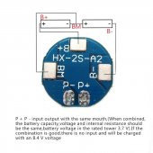2S 5A BMS Lityum Li-ion Batarya Koruma Kartı 18650 Lipo thumbnail 5