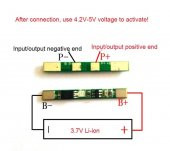 1S 3A BMS Koruma Kartı 3.7V Lityum Batarya 18650 Li-ion Lipo - 4