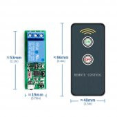 1 Kanal IR Kumandalı 5V Röle Modül thumbnail 1