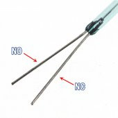 Reed Röle 3 Pin Reed Switch 60V 4W Manyetik Alan Anahtar NO NC - 3