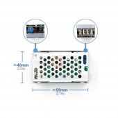 4 Usb Port 5V 5A Voltaj Düşürücü Mobil Güç Kaynağı Cep Telefonu Tablet Powerbank 36V Step Down - 1