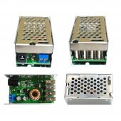4 Usb Port 5V 5A Voltaj Düşürücü Mobil Güç Kaynağı Cep Telefonu Tablet Powerbank 36V Step Down - 2
