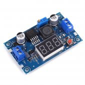 LM2596 Voltmetreli Ayarlanabilir 3A Güç Kaynağı Voltaj Düşürür - 1