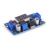 LM2596 Voltmetreli Ayarlanabilir 3A Güç Kaynağı Voltaj Düşürür - 3