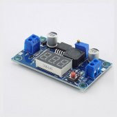 LM2596 Voltmetreli Ayarlanabilir 3A Güç Kaynağı Voltaj Düşürür - 4