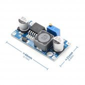 Ayarlanabilir 3A Mini Güç Kaynağı Voltaj Düşürücü Lm2596 Modül - 5
