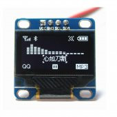 0.96 Inch Beyaz Oled Lcd Modül 128x64 Pixel IIC I2C Seri 0.96 Ekran Gösterge SSD1306 3.3V 5V Matrix - 1