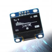 0.96 Inch Beyaz Oled Lcd Modül 128x64 Pixel IIC I2C Seri 0.96 Ekran Gösterge SSD1306 3.3V 5V Matrix - 5
