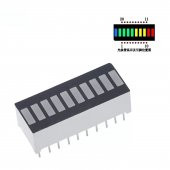 4 Renk Bar Led 10 Segment Akü Batarya Kapasite Doluluk Göstergesi thumbnail 6