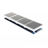 MAX7219 4lü Dot Matrix Modül 64 Nokta Led Ekran 5V 8x8 Matris 5 Pin Kontrol Ortak Katot - 3