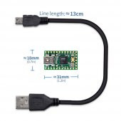 Teensy 2.0 ATmega32u4 Kit Geliştirme Kartı Arduino - 2