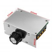 AC 220V 4000W Dimmer-Hız Kontrol Devresi-Voltaj Regülatörü-SCR Elektrikli Fırın Rezistans Su Isıtıcı - 8