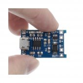 TP4056 Korumalı Lityum Pil Şarj Devresi Micro Usb Batarya - 4