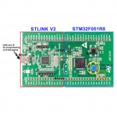 ST STM32F051 STM32F0DISCOVERY Discovery Kit '' Proto Pcb STM32F051R8T6 Cortex M0 Arm 48 MHz Mcu Geliştirme Kartı - 7