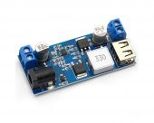 HW-688 Giriş Max 36V Çıkış  5V 5A Voltaj Düşürücü Modül Klemens ve Usb thumbnail 1