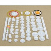 75 Parça Plastik Dişli Seti RC Çark Arduino thumbnail 3