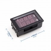 DC 0-100V 10A Digital Voltmetre Ampermetre DSN-VC288 - 6